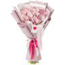 19 нежно-розовых калл